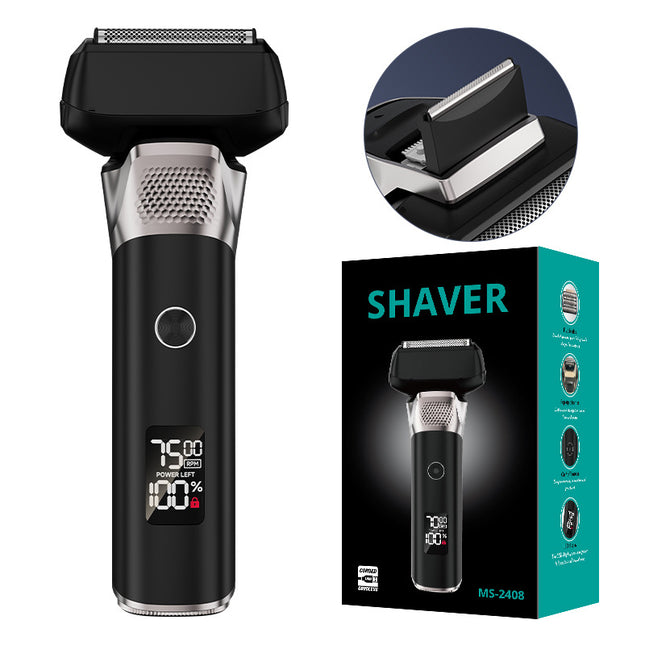 Black Reciprocating 5-Blade Beard Trimmer