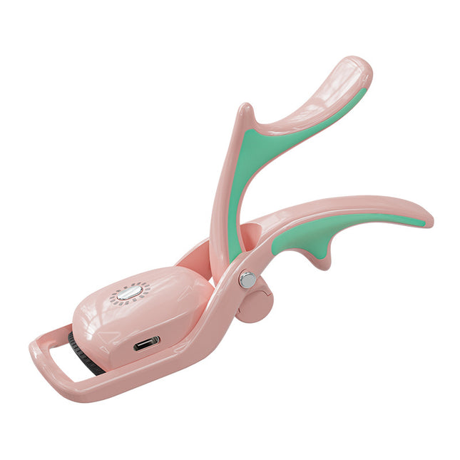 Pink USB Rechargeable Electric Heated Eyelash Curler