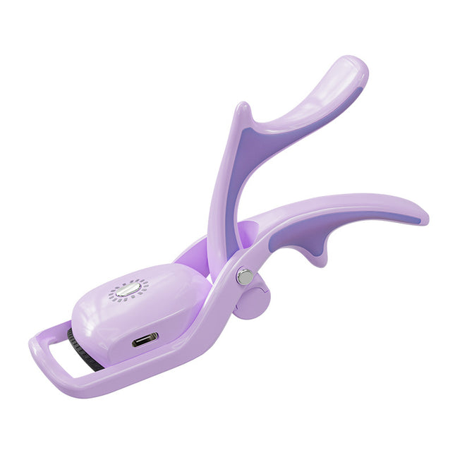Purple USB Rechargeable Electric Heated Eyelash Curler