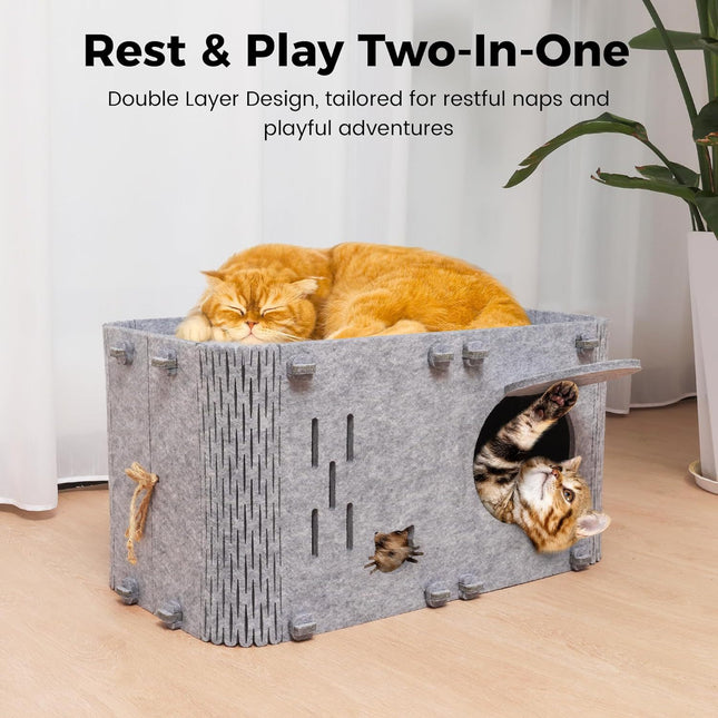Felt Cat House
