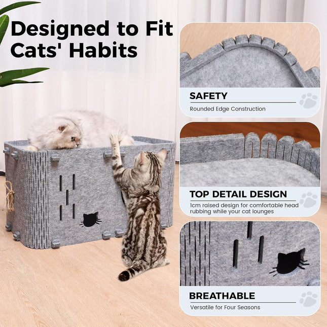 Felt Cat House – product detail