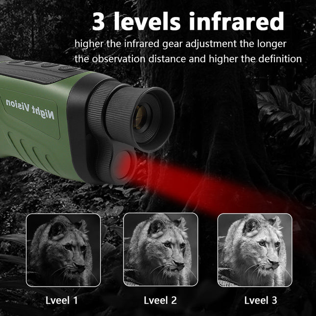 Green HD Digital Night Vision Monocular – product detail