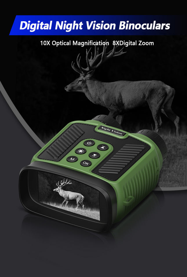 Green 4K Ultra HD Digital Night Vision Binoculars – product detail