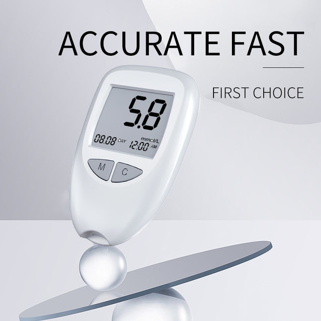 White Home Blood Glucose Meter