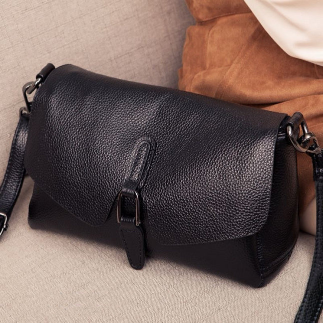 Genuine Leather Women's Crossbody Bag with Soft Cowhide Finish V888-ELOSUNG28571