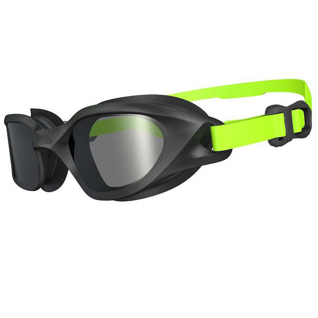 Black-green Premium Full-View Anti-Fog Adult Swim Goggles with Transparent Case V888-ELOSUNG28578