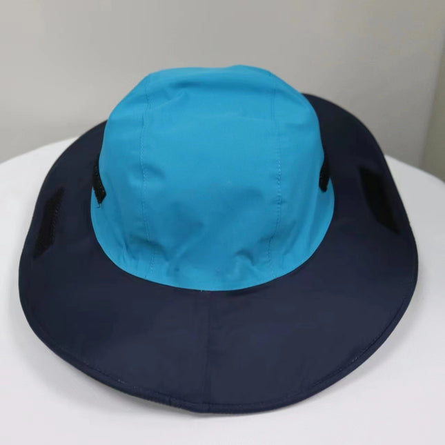 Light Blue Autumn-Winter Waterproof Sun Hat with Fleece Lining and Wide Brim V888-ELOSUNG28650