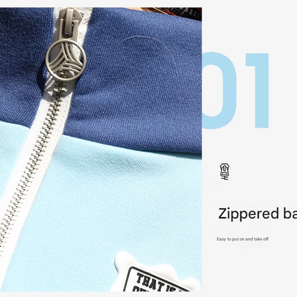 5XL Recommended 40-50 Pounds Blue Autumn-Winter Dog Hoodie for Medium to Large Breeds - Golden Retriever & Labrador