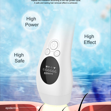 Grey Light Spot Beauty Hair Removal Device - Smooth Skin Solution