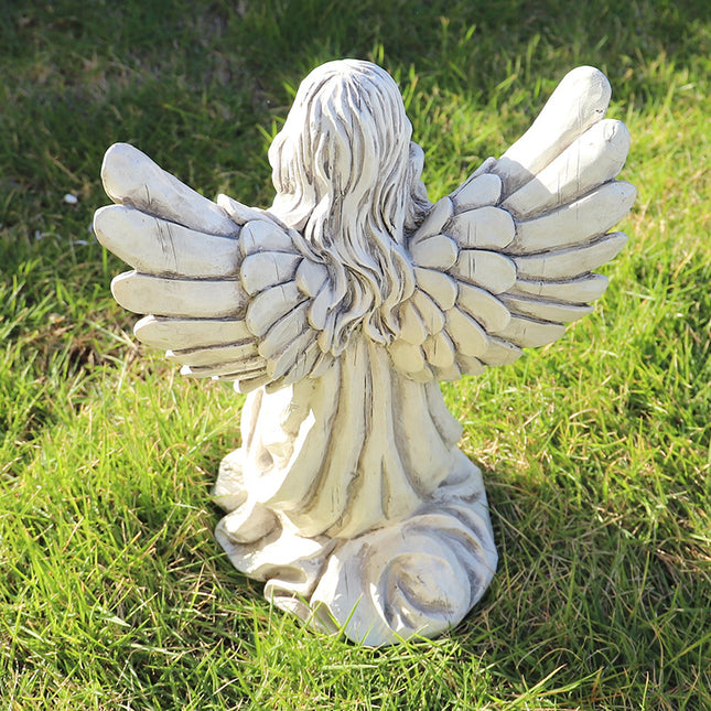 Nordic Style Resin Angel Garden Ornament – product detail