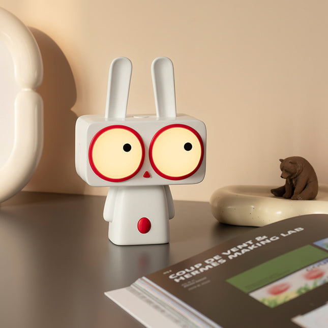 Round Eyes Cute Bobi Rabbit LED Night Light for Kids – product detail