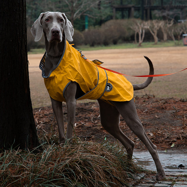 40 Yellow Waterproof Reflective Dog Raincoat for Small to Large Dogs V888-ELOSUNG28703