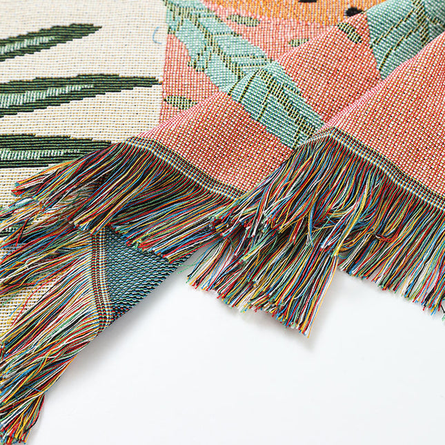 Claude Monet INS-Style Illustrated Line Blanket – product detail