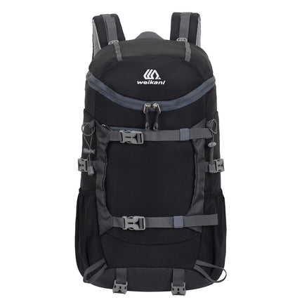 Black 20L Women's Orange Mountaineering Backpack - Water-Resistant