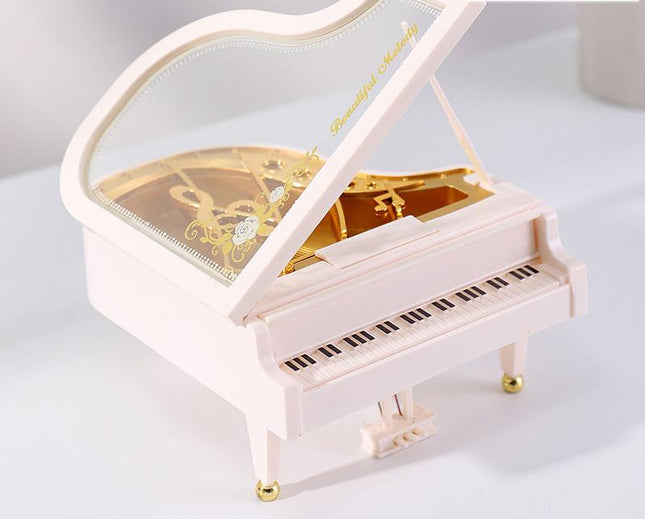 Classical Grand Piano Music Box with Dancing Ballerina(Regular version