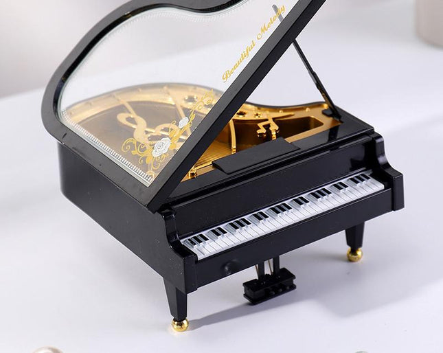 Classical Grand Piano Music Box with Dancing Ballerina(Regular version