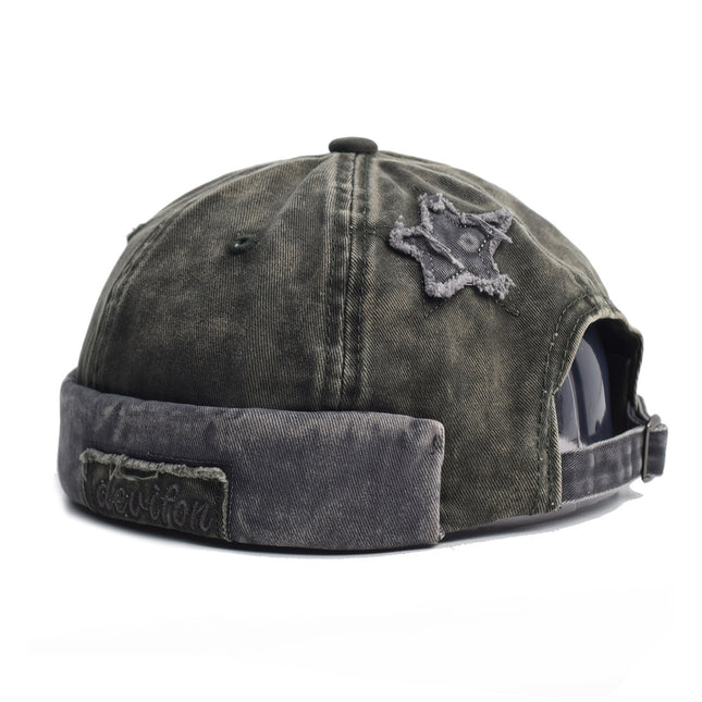 Vintage Washed Cotton Docker Cap