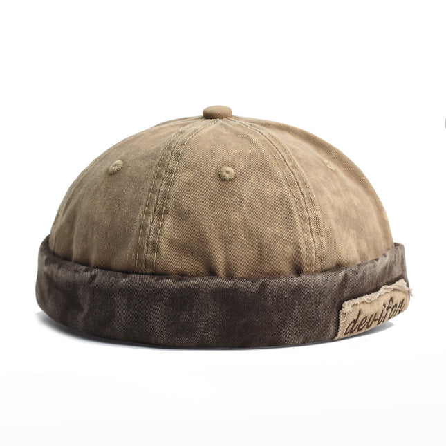 Vintage Washed Cotton Docker Cap