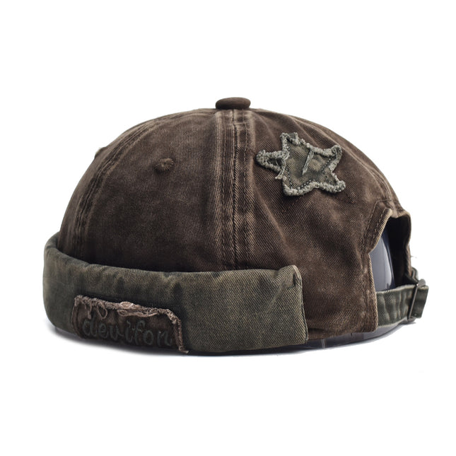 Vintage Washed Cotton Docker Cap