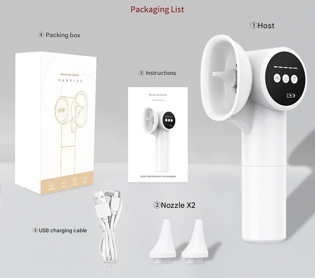 Automatic Electric Ear Wax Removal & Irrigation System