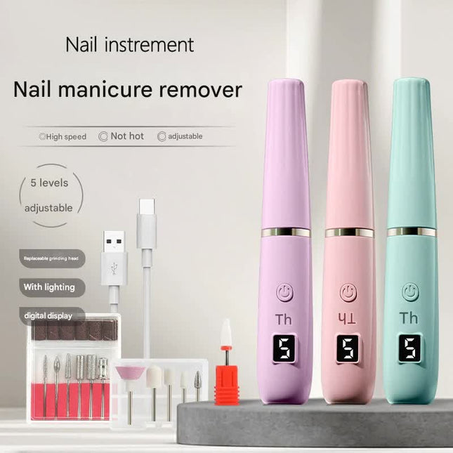Portable Electric Nail Drill Machine Kit – product detail