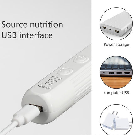 Portable Electric Nail Drill Pen Kit - USB-C Rechargeable, 3-Speed, High Torque, Low Heat(Khaki)