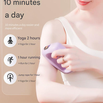 Portable Body Sculpting & Muscle Relaxation Massager with 8 Heads - 5 Speeds(pink)