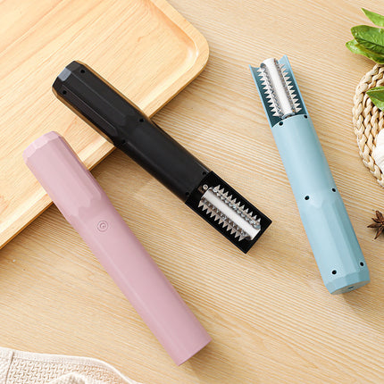 Electric Fish Scaler - Waterproof, Stainless Steel, Brushless Motor, Infinitely Variable Speed(black)