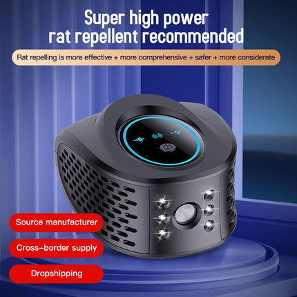 Advanced Ultrasonic Pest Repeller - Multi-Frequency Sound Waves for Mice, Mosquitoes & Cockroaches(white)
