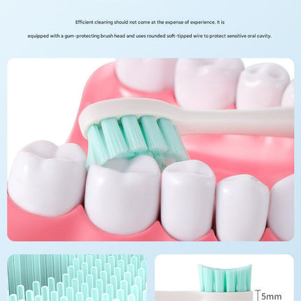 Advanced Sonic Electric Toothbrush - 8 Modes, Long Battery Life (300 Days Standby), Gentle & Effective Cleaning(Milk tea white)