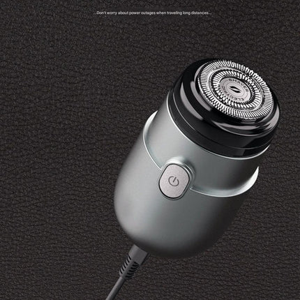 Mini Electric Rotary Shaver - IPX7 Waterproof, 2 Speed Modes, 90-Day Battery Life, USB Rechargeable(Blue)