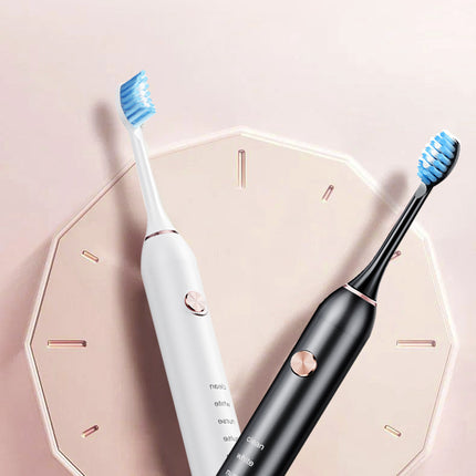 Professional Sonic Electric Toothbrush - 5 Modes, 40000 VPM, 180-Day Battery, IPX7 Waterproof with 4 Brush Heads(black)