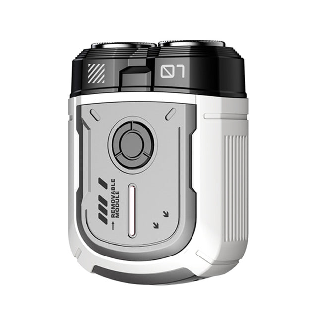 K002 Mini Electric Shaver 3D Floating Head IPX7 Waterproof Type-C Charging 70 Min Runtime (White)