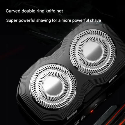 K002 Mini Electric Shaver - 3D Floating Head, IPX7 Waterproof, Type-C Charging, 70 Min Runtime Product Description(Orange)