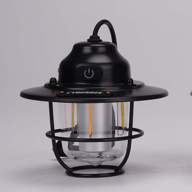 Retro LED Camping Lantern with Multiple Light Modes