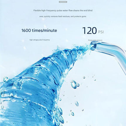 Portable Water Flosser - 70-Day Battery, 4 Modes, 5 Nozzles, IPX7 Waterproof, 200ml Telescopic Tank(Green)