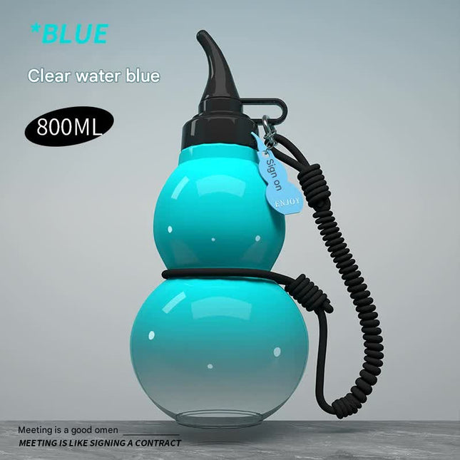 Unique Gourd-Shaped Sports Water Bottle