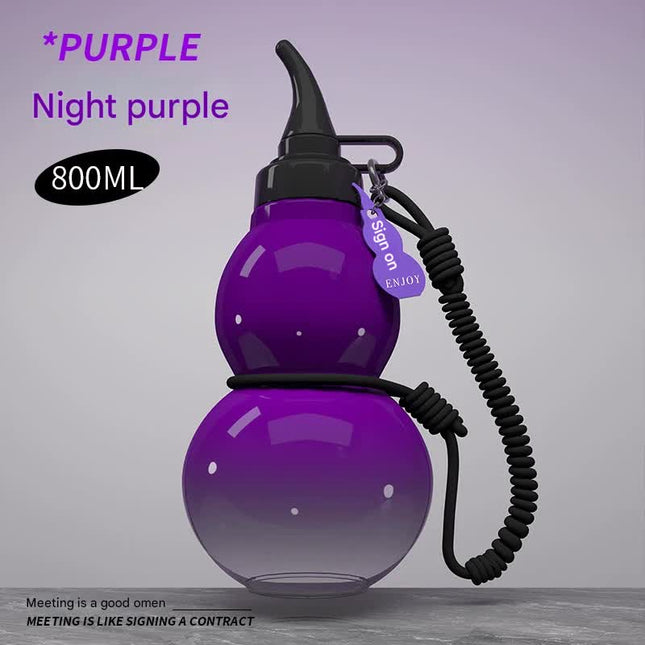 Unique Gourd-Shaped Sports Water Bottle