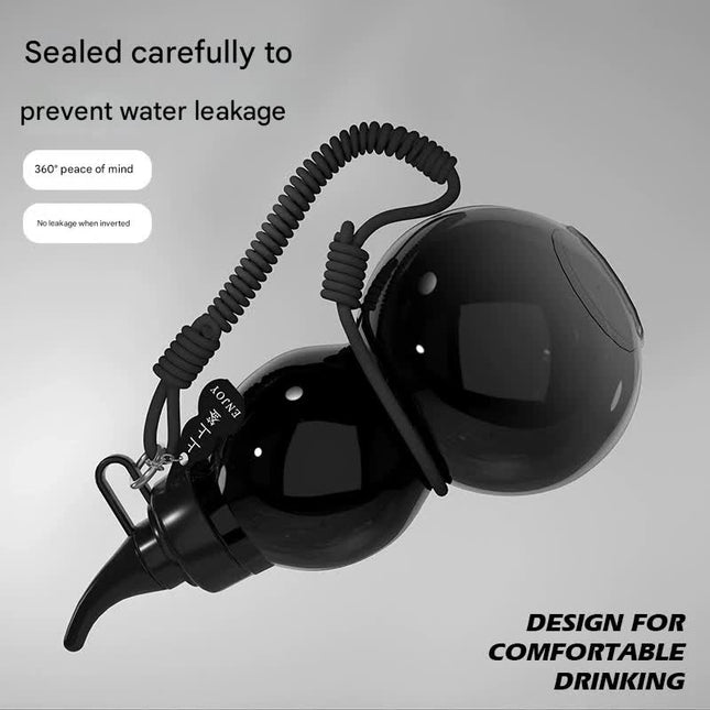 Unique Gourd-Shaped Sports Water Bottle – product detail