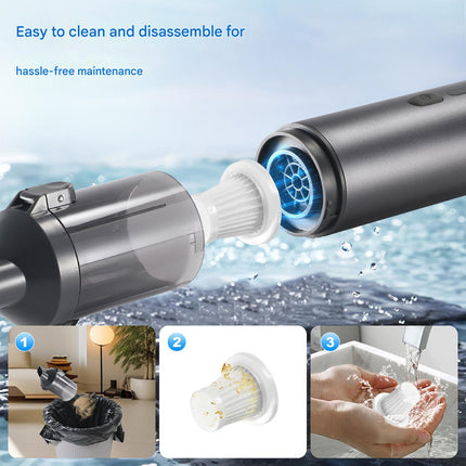 Portable Cordless Handheld Vacuum Cleaner – shape and profile