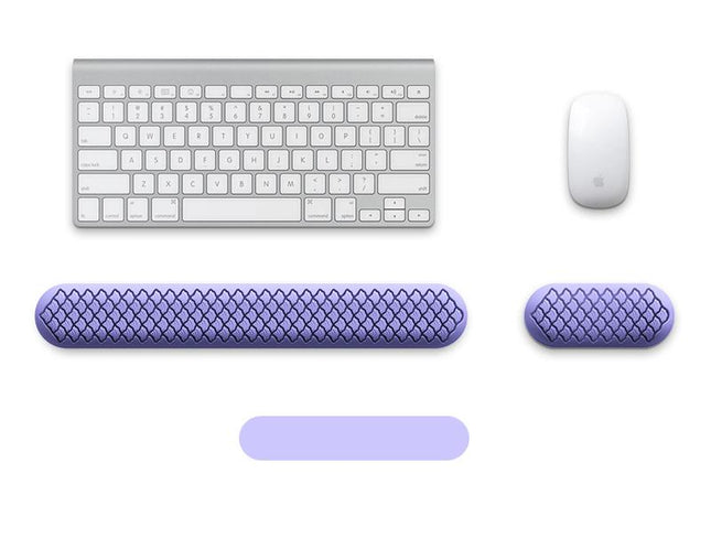Ergonomic Keyboard & Mouse Wrist Rest Set