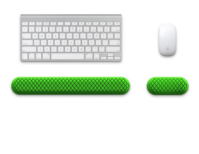 Ergonomic Keyboard & Mouse Wrist Rest Set