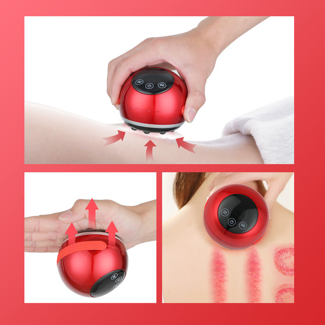 Smart Electric Cupping & Gua Sha Massager with Red Light Therapy & Magnetic Stones – product detail