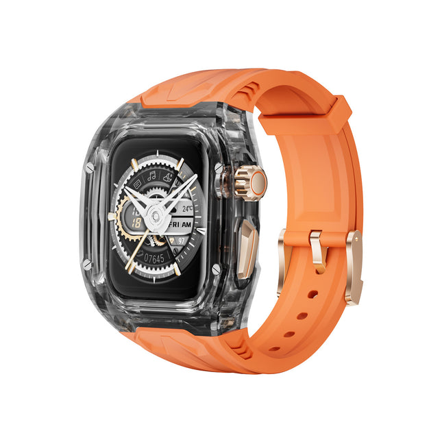 Transparent PC Plus TPU Sports Watch Strap & Case for Smart Watch