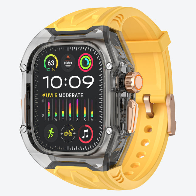 Transparent PC Plus TPU Sports Watch Strap & Case for Smart Watch
