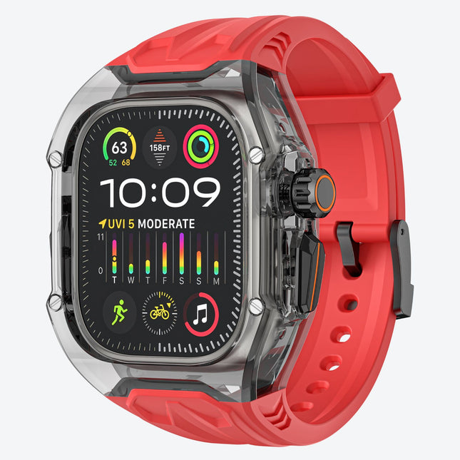 Transparent PC Plus TPU Sports Watch Strap & Case for Smart Watch