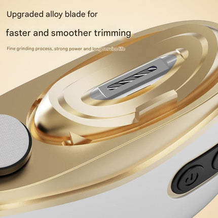 Electric Nail Clipper & Grinder - 2-in-1 Automatic Trimmer with 2 Speeds, Type-C Charging, Safe for All Ages(Blue)