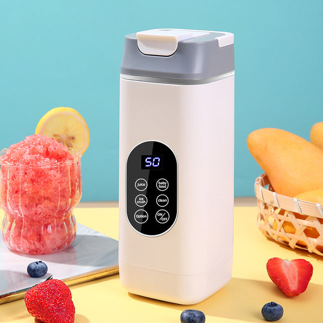 White Rechargeable Travel Blender Cup