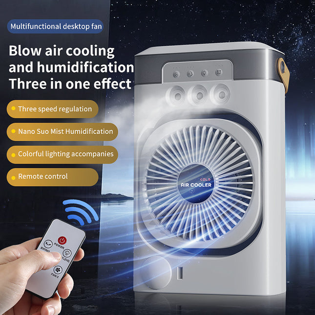 White 3-in-1 Portable Air Cooler Fan – product detail