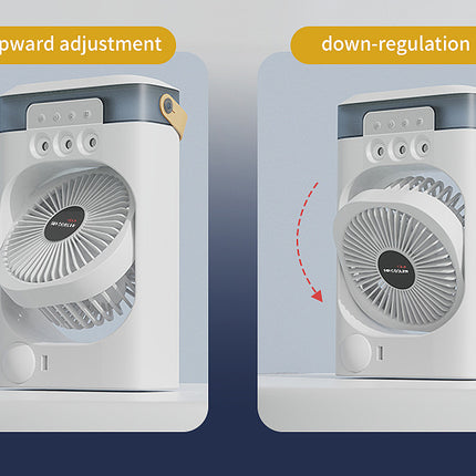 White 3-in-1 Portable Air Cooler Fan – hardware detail